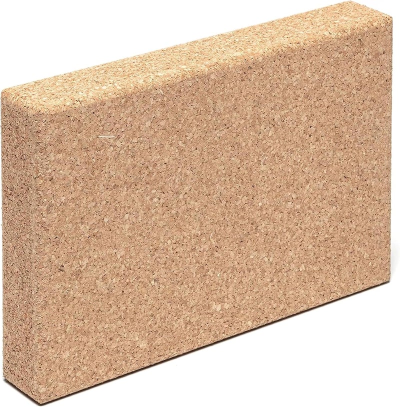 Go4Cork Cork Yoga Block for Yoga, Pilates & Meditation | Non-Slip, Hypoallergenic, Sustainable, Non-Toxic Yoga Block - Image 1